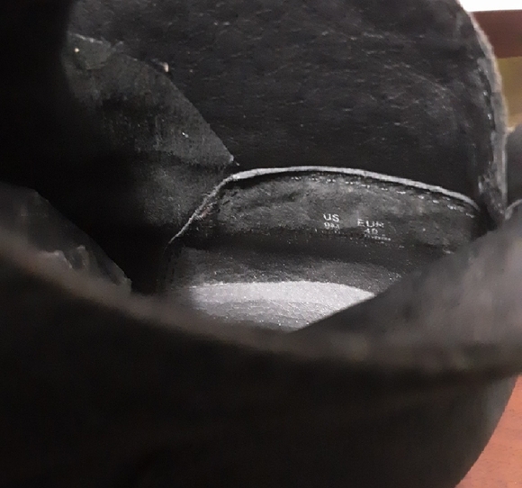 Sam Edelman Mare Black Leather Moto Combat Lace-Up Ankle Boots - Picture 9 of 9